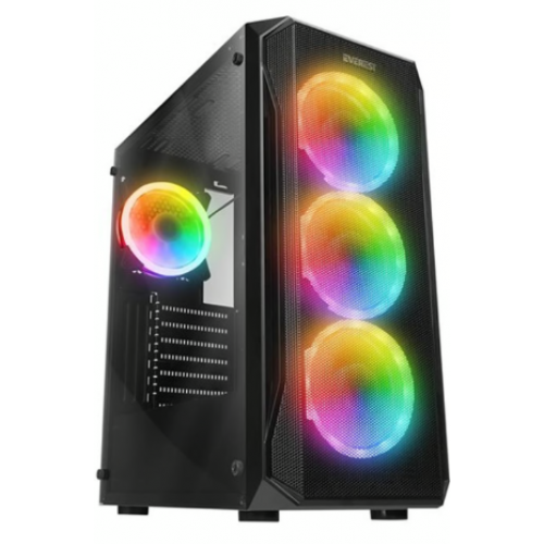 Everest X-Racer Peak 600W 80 PLUSPOWER Temperli Camlı 4*12Cm Rgb Fan Atx Mıdı Tower Gaming Oyuncu Kasası